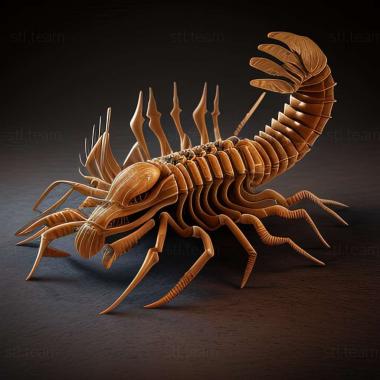 3D model Scolopendra multidens (STL)